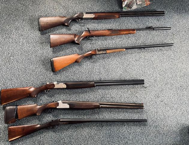 Guns seized this weekend