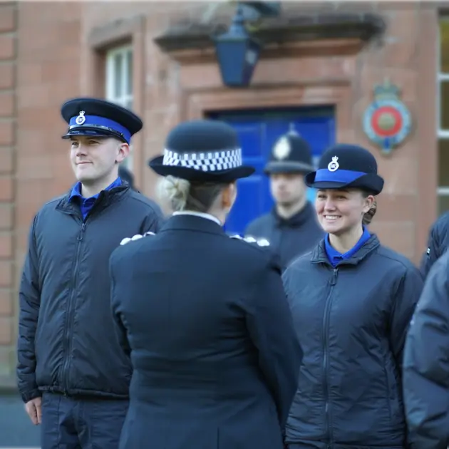 PCSO Ryley McDowall and PCSO Poppy Christie