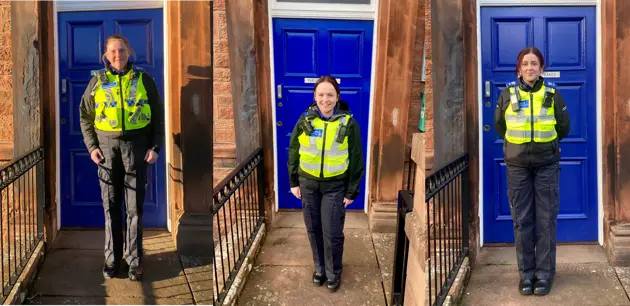 New PCSOs L-R PCSO Fiona PCSO Emily PCSO Kelsey