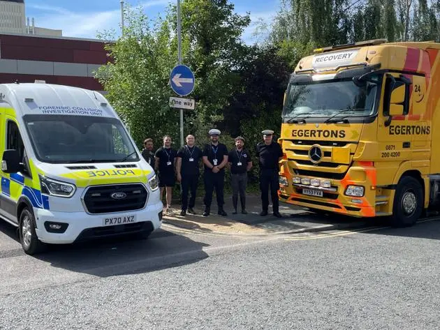 RPU officers and Egertons