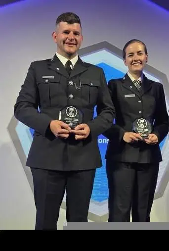 Police Bravery Awards - MJ & HW
